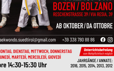 Neu! Ab 3. Oktober auch in Bozen!